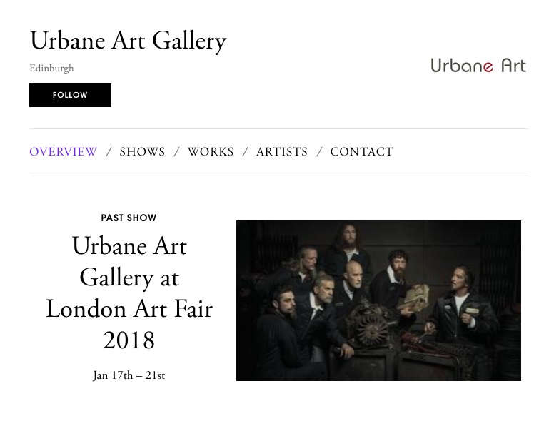 Urbane Art is delighted to have been invited to take part in one of the largest and more reputable platforms for art in the world.